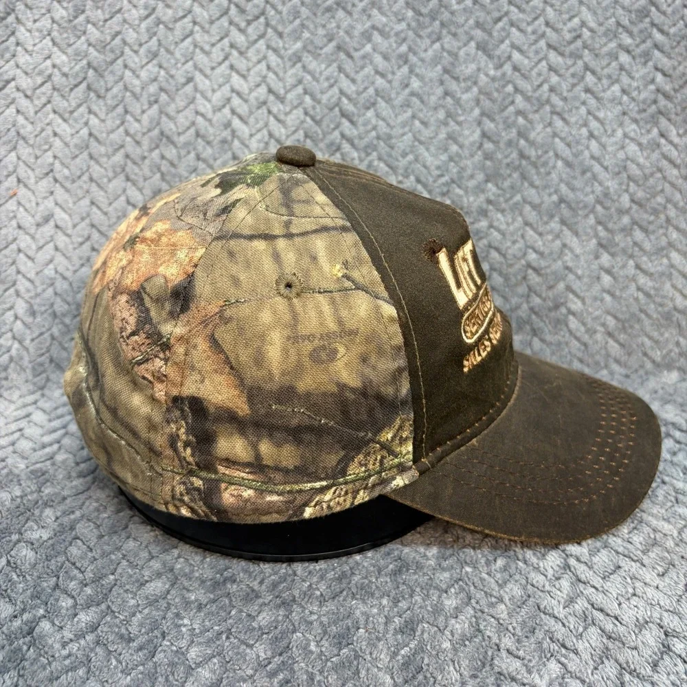 Outdoor Cap Lift Truck Service Center Mossy Oak Camo Brown Baseball Hat OSFM